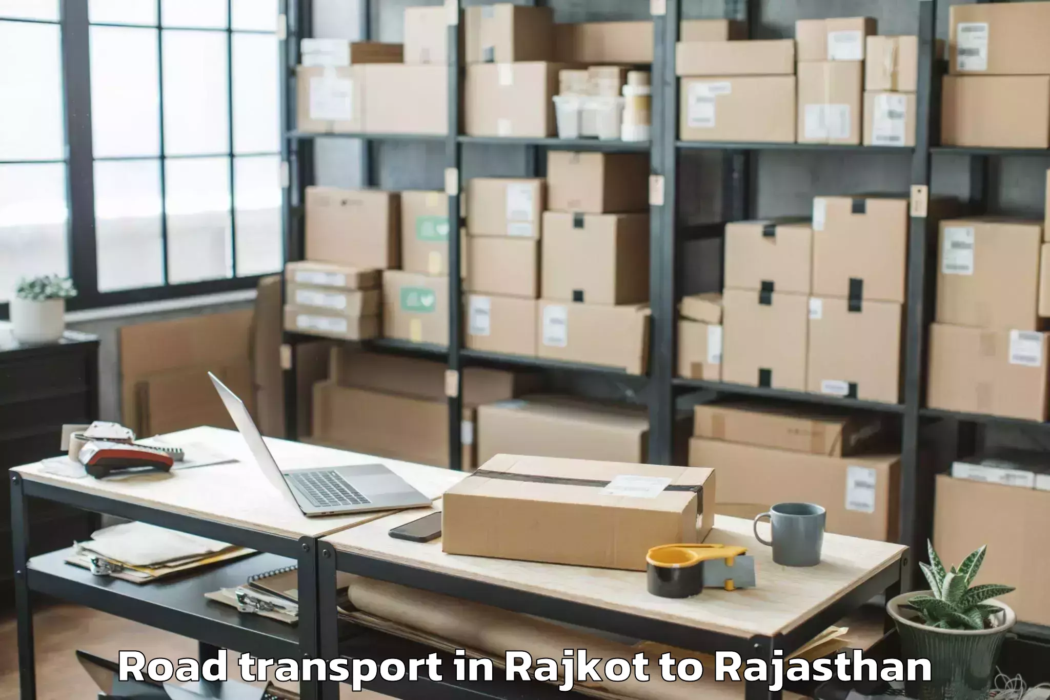 Affordable Rajkot to Karauli Road Transport